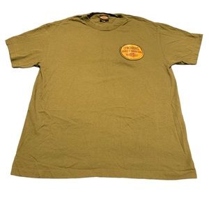 Men’s large army green Harley Davidson T-shirt